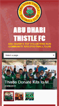 Mobile Screenshot of abudhabithistlefc.com